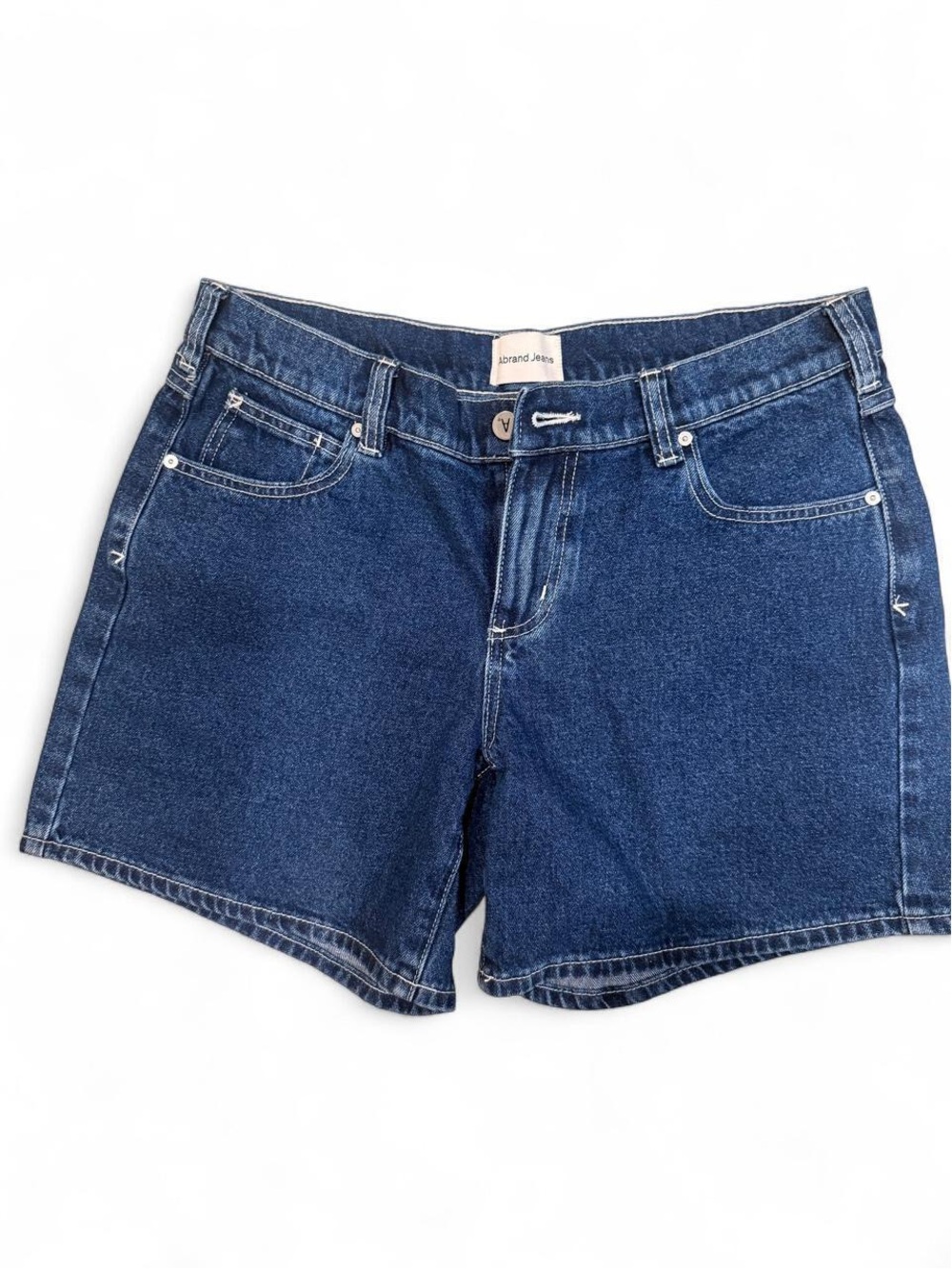 Abrand Dark Blue Denim Jean Shorts